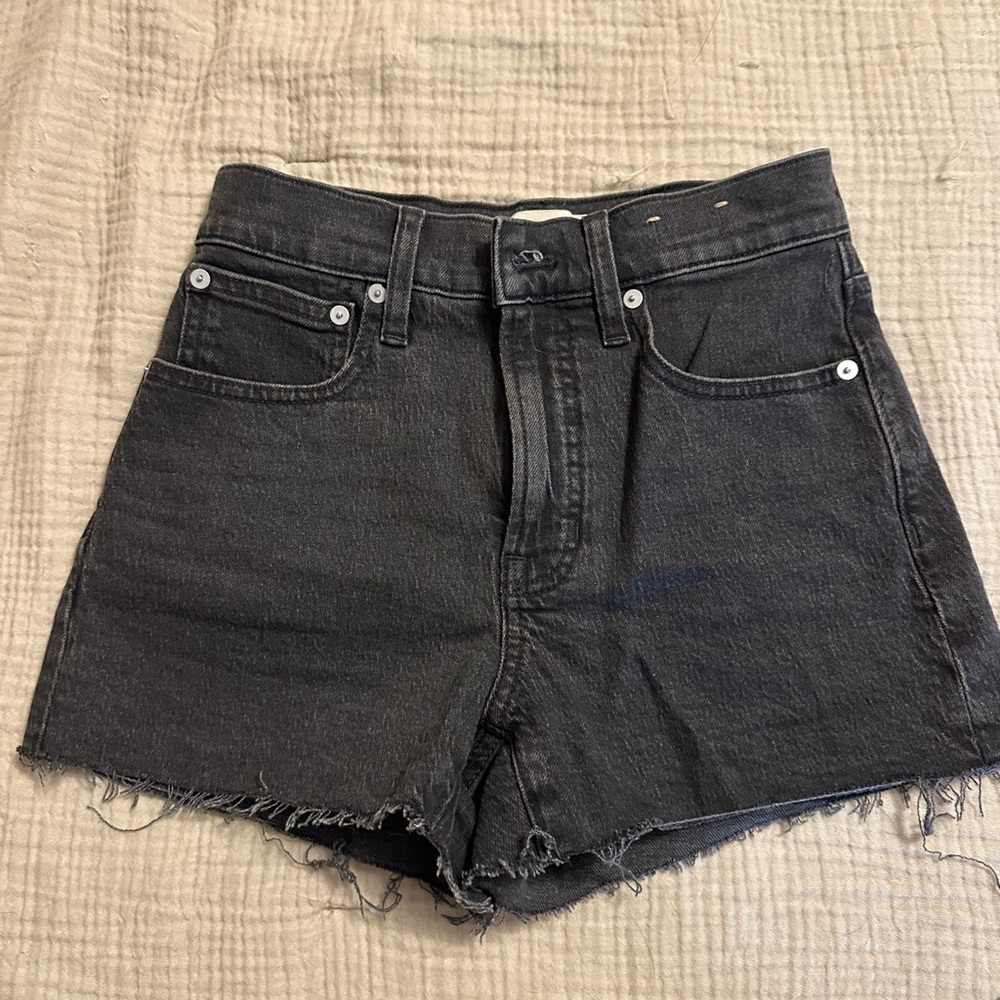 Madewell Charcoal Jean Shorts